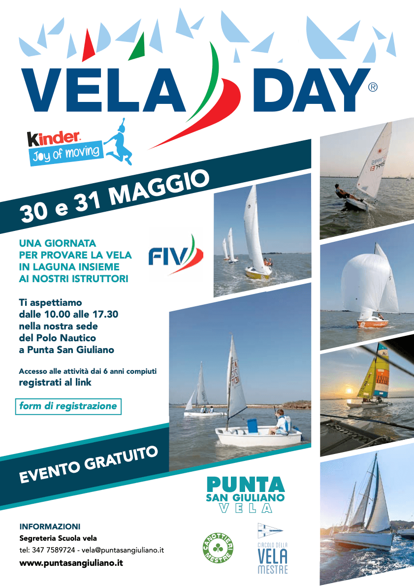 Locandina Vela Day 2026 – Punta San Giuliano Vela